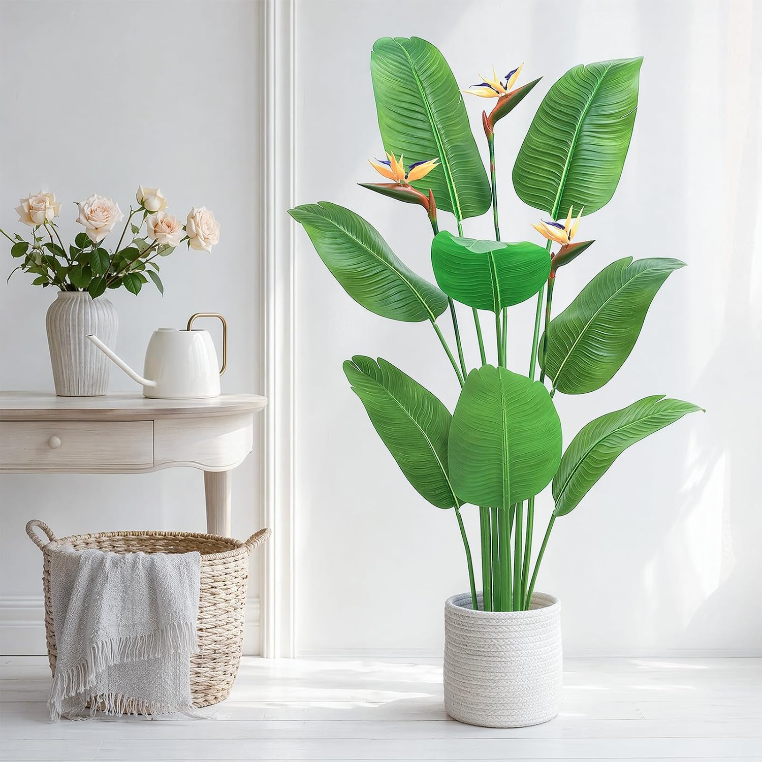 Artificial Tropical Plant in Pot for Indoor Home Decor - Image 2