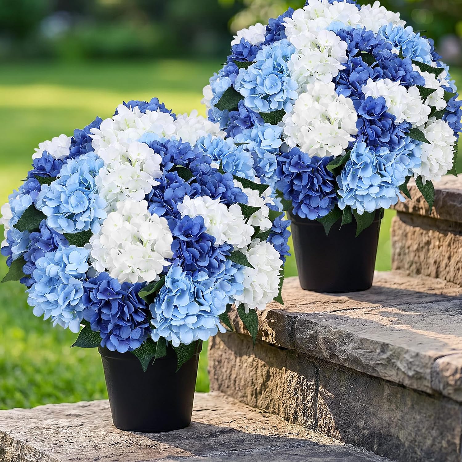 Artificial Potted Flowers for Outdoor Home Garden Decoration