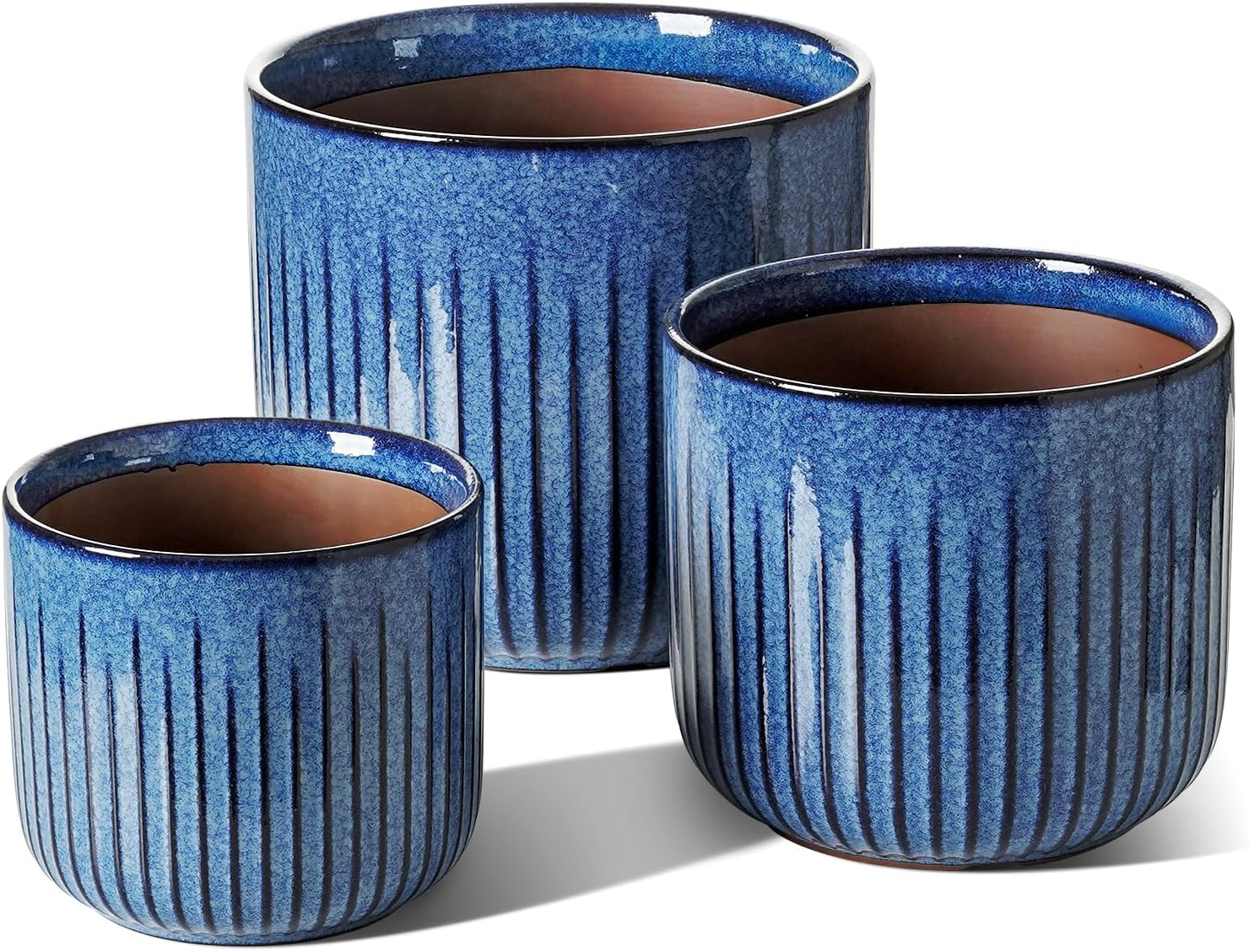 Ceramic Indoor Planters with Drainage Holes for House Plants - Image 2
